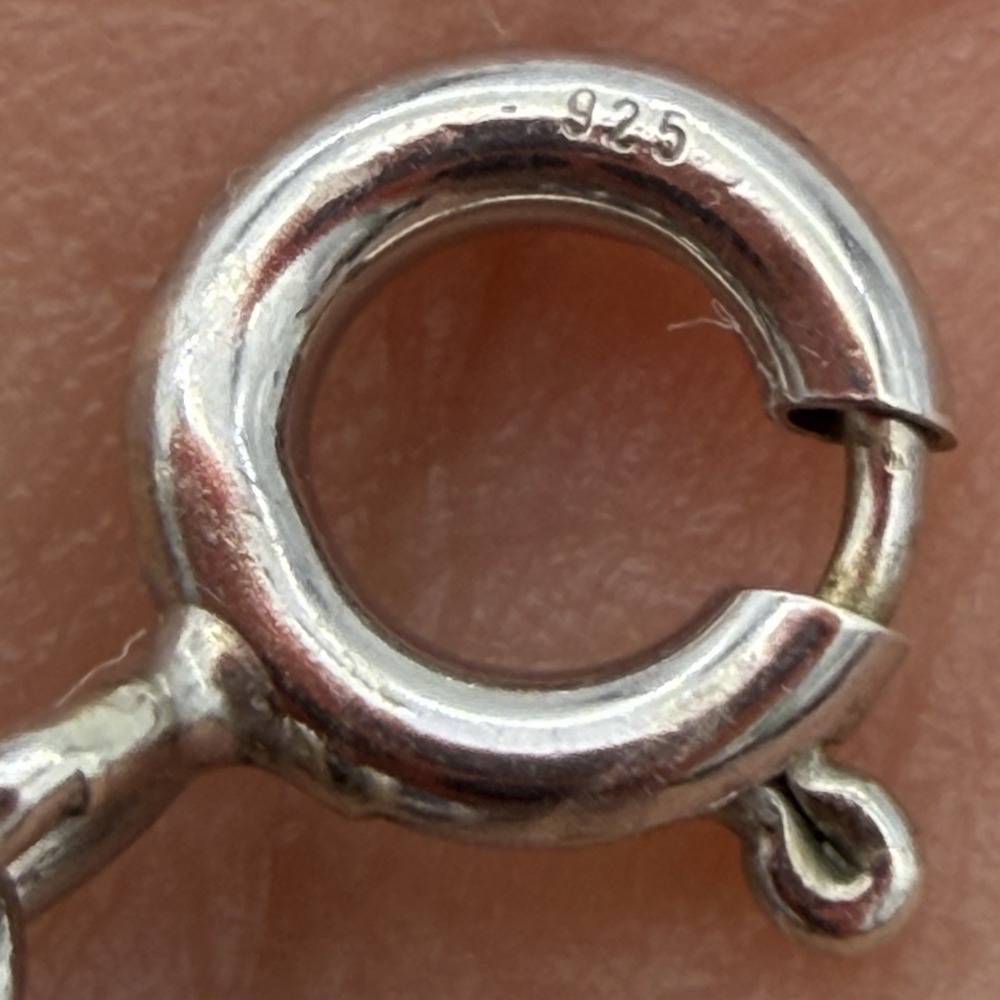 Vtg Chuck Clemency 925 Sterling Silver Multi Gemstone Charm Pendant - Picture 4 of 7
